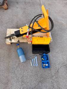 lot 7045 image: (SV-11-10T) Starvox - Mini Skid Steer Concrete Breaker - Unused
