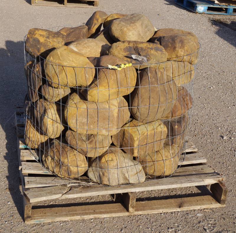 lot 5024 image: Basket of round Creek Stone  - Landscaping Rocks - Perfect for your project