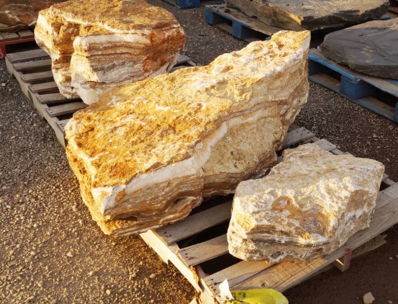 lot 5042 image: GrayWhite and BrownWhite boulders  - Landscaping Rocks - Perfect for your project