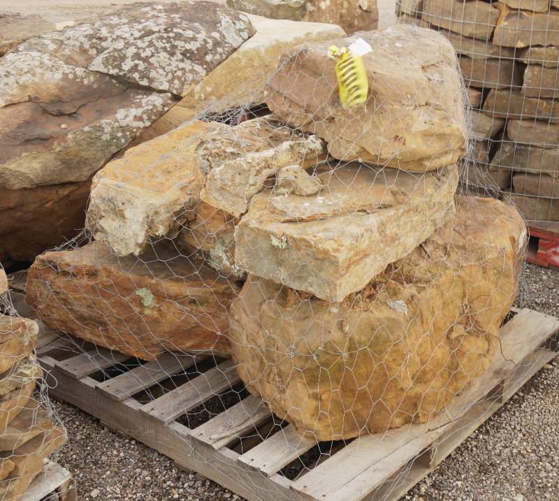 lot 5051 image: 6 (qty.) Moss Rock - sandstone boulders  - Landscaping Rocks - Why wait Finish that project now