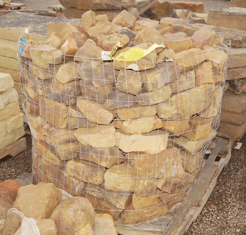 lot 5053 image: Basket of Moss Rock chunks - edging - Pond Rock  - Landscaping Rocks - Beautiful