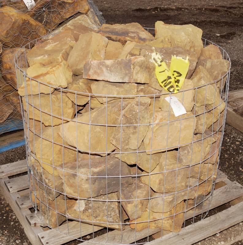 lot 5057 image: Basket of Moss Rock chunks  - Landscaping Rocks - Perfect for your project