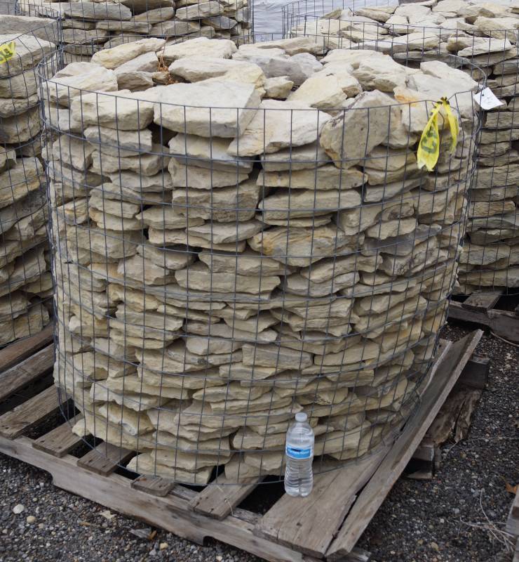 lot 5090 image: Basket of Kansas Field Stone Limestone edging  - Landscaping Rocks - Why wait Finish that project now