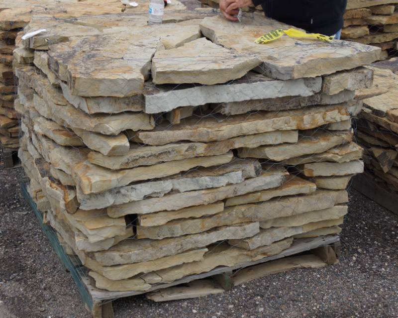 lot 5098 image: Oklahoma Brown-Gray Rustic Flagstone  - Landscaping Rocks - So pretty