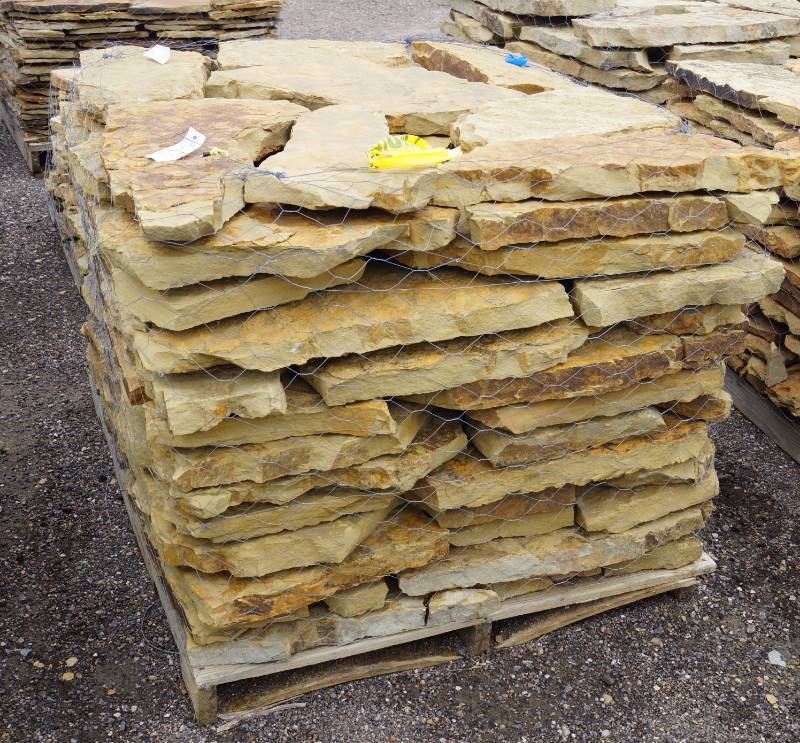 lot 5099 image: Oklahoma Brown Flagstone (approx. 3,618 lbs.)  - Landscaping Rocks - So cool and stylish too