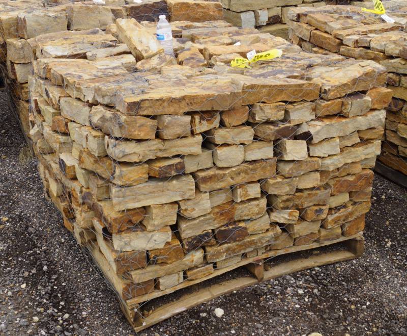lot 5106 image: Oklahoma Brown Rustic 2-3x4 sandstone  - Landscaping Rocks - Beautiful