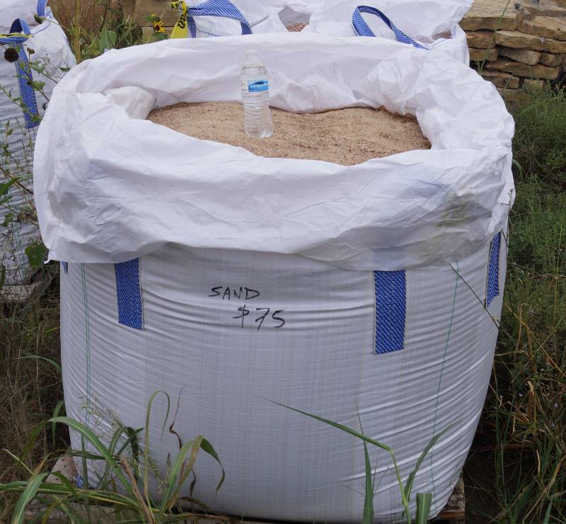 lot 5121 image: Approx. 3,000 lbs. bag of Sand  - Landscaping Rocks - Stunning Yard Dcor