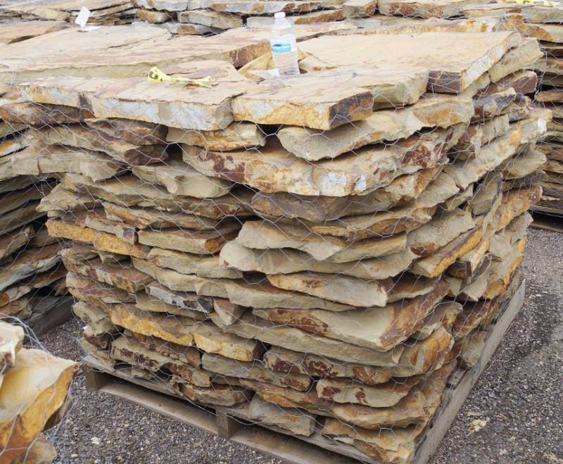 lot 5127 image: Oklahoma Brown Rustic Flagstone  - Landscaping Rocks - Why wait Finish that project now