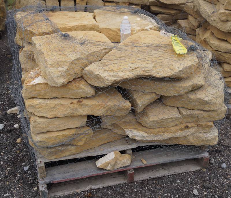 lot 5130 image: Colorado Buff GardenwallRetaining Wall Stone  - Landscaping Rocks - Beautiful