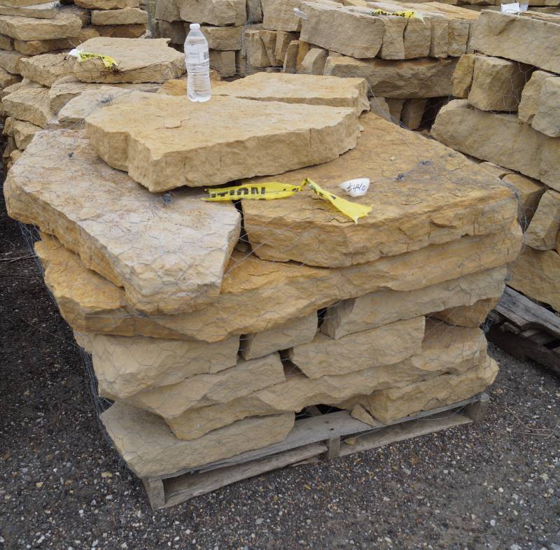 lot 5135 image: Colorado Buff GardenwallRetaining Wall Stone  - Landscaping Rocks - Ready to go