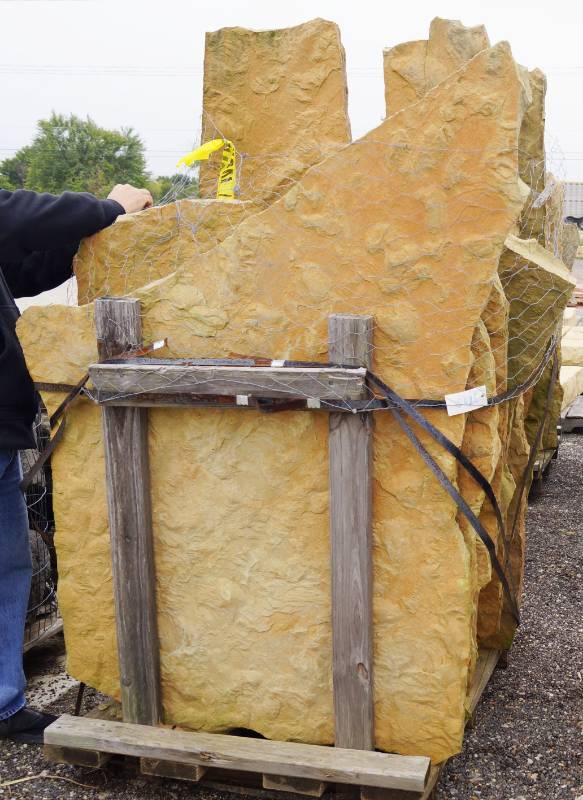 lot 5148 image: Oklahoma Stand-up Premium Large Brown flagstone  - Landscaping Rocks - Just what youve been looking for