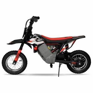 lot 37011 image: Hyper HPR350 Dirt Bike 24 Volt Electric Motorcycle for Kids - Exclusive RedBlack - Retail $299