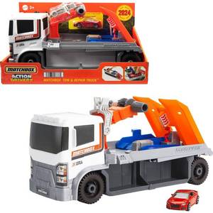 lot 37024 image: Matchbox Action Drivers Tow & Repair Truck - Retail $33