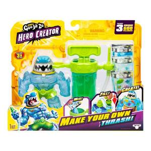 lot 37088 image: Heroes of Goo Jit Zu Thrash Hero Creator Figure Kit - Retail $20
