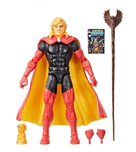 lot 37132 image: Marvel Legends Series Adam Warlock, Infinity Gauntlet Comics-Inspired Collectible 6-Inch Scale Action Figure with Character-Sized Comic Accessory - Retail $27