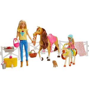 lot 37164 image: Barbie Hugs N Horses Playset - Retail $85