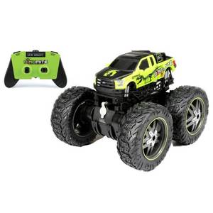 lot 37167 image: New Bright RC Ford Raptor SVT Try-Me Pivot Steering Vapor - 110 Scale Rechargeable Remote Control Truck - Retail $60