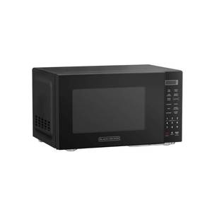 lot 37173 image: BLACKDECKER 0.9 cu ft Microwave Black - Retail $80