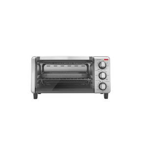 lot 37175 image: BLACKDECKER 4 Slice Air Fry Toaster Oven - TO1747SSG - Retail $60