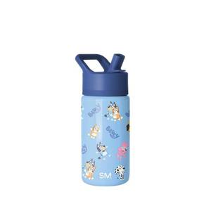 lot 37222 image: Simple Modern 14oz Summit Bluey Water Bottle Light Blue - Retail $25