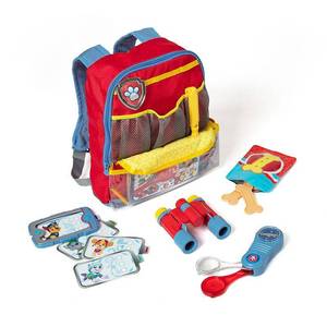 lot 38821 image: Melissa & Doug PAW Patrol Pup Pack Backpack Role Play Set (15 Pieces)