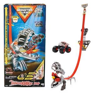 lot 38839 image: Monster Jam 164 Scale Thunder Roarus Playset - Retail $103