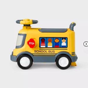 lot 38857 image: School-Bus Ride On - Gigglescape�� - Retail $35