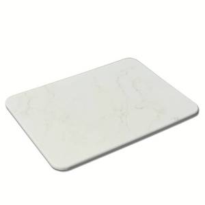 lot 38860 image: Core Kitchen Quick Dry Diatomite Kitchen Mat with Non Slip Feet White Dish Drying Mat, Hand Wash, 16x12 - Retail $24