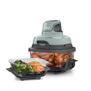 lot 38863 image: Ninja Crispi Portable Cooking System Sage Green - FN101SG - Retail $179