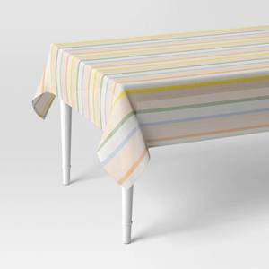 lot 38992 image: 104x60 Striped Tablecloth - Room Essentials�� - Retail $15