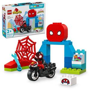 lot 39014 image: LEGO DUPLO Marvel Spins Motorcycle Adventure Set 10424 - Retail $25