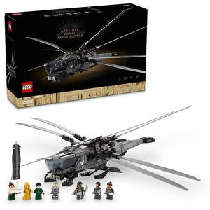 lot 39015 image: LEGO Icons Dune Atreides Royal Ornithopter Build and Display Set 10327 - Retail $133