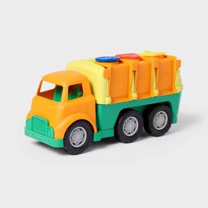 lot 39039 image: Recycling Truck - Gigglescape�� Plastic Toy Vehicle, Age 2, 7 Pieces, 10.25 Height - Retail $15