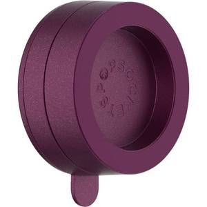 lot 39054 image: PopSockets Multi-Surface, Repositionable Magnetic Suction Phone Mount with MagSafe - Metallic Red Wine - Retail $30