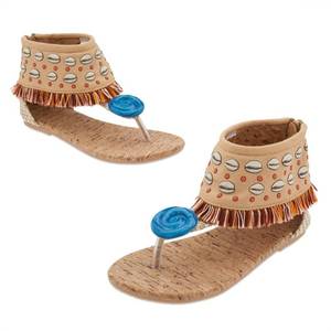 lot 39068 image: Disney Moana Costume Shoes for Kids - 910 - Retail $36