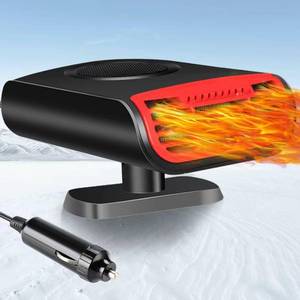 lot 1021 image: 12V150W Car Heater,Handle Portable Fast Heating Car Heater for Vehicle with HeatingAmbient Wind Fan, Plug into Cigarette Lighter 360 Degree Rotation Defroster Defogger for Car Windshield - Retail $19