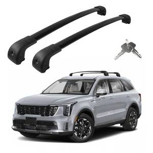 lot 1049 image: Roof Rack Cross Bars Compatible with Kia Sorento 2021-2026 & Sorento HYBIRD 2021-2026, Adjustable Aluminum Heavy Duty 300 LBS Anti-Theft Lock Cargo Carrier Rooftop Crossbar for Bike,Snowboard,Luggage - Retail $70