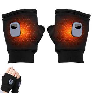 lot 1113 image: Heated Gloves Fingerless, Rechargeable for Men and Women, Winter Hand Warmer for Work Cycling Skiing Outdoor Snow - Retail $44