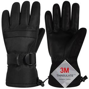 lot 1143 image: Pnosnesy Ski Gloves, Warmest Waterproof and Breathable Snow Gloves for Cold Weather, Fits Both Men & Women,for Parent Child Outdoor - Retail $15