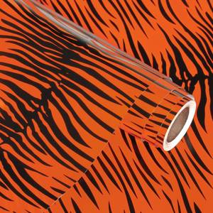 lot 1157 image: WRAPAHOLIC Jungle Wrapping Paper Roll - 17 Inch x 33 Feet - Tiger Prints Design Perfect for Birthday, Baby Shower, Christmas, Bengals Fans Party Gift Wrap - Retail $13