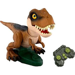 lot 1205 image: Jurassic World Roarin Frenzy T. Rex RC Vehicle - Retail $57
