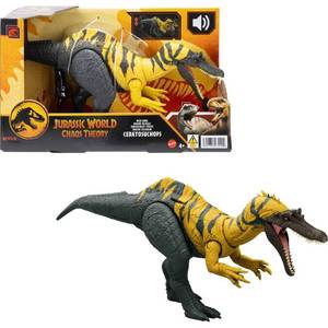 lot 1210 image: Jurassic World Wild Roar Ceratosuchops Action Figure - Retail $20
