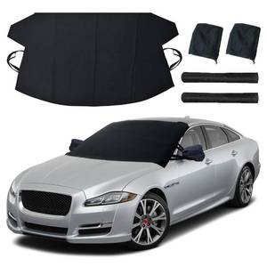 lot 1221 image: EcoNour Windshield Cover for Ice and Snow  Windshield Snow Cover with Side Mirror Cover & Wiper Protection  Oxford Fabric Winter Cover for Cars, SUVs, Trucks  Medium (69x42) - Retail $31