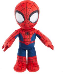 lot 1250 image: Mattel Marvel Plush Talkers Soft Toy, 11.75-Inch Spider-Man Figure with 10 Sounds & Phrases - Retail $25
