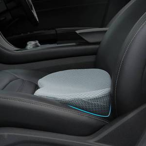 lot 1266 image: Livtribe Car Seat Cushion - Memory Foam Car Seat Pad - Sciatica & Lower Back Pain Relief - Car Seat Cushions for Driving - Road Trip Essentials for Drivers(Gray) - Retail $24