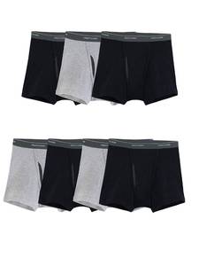 lot 1283 image: Fruit of The Loom Mens Coolzone Boxer Briefs (Assorted Colors), Short Leg - 7 Pack - BlackGray, Large (7SBL7AM) - Retail $16