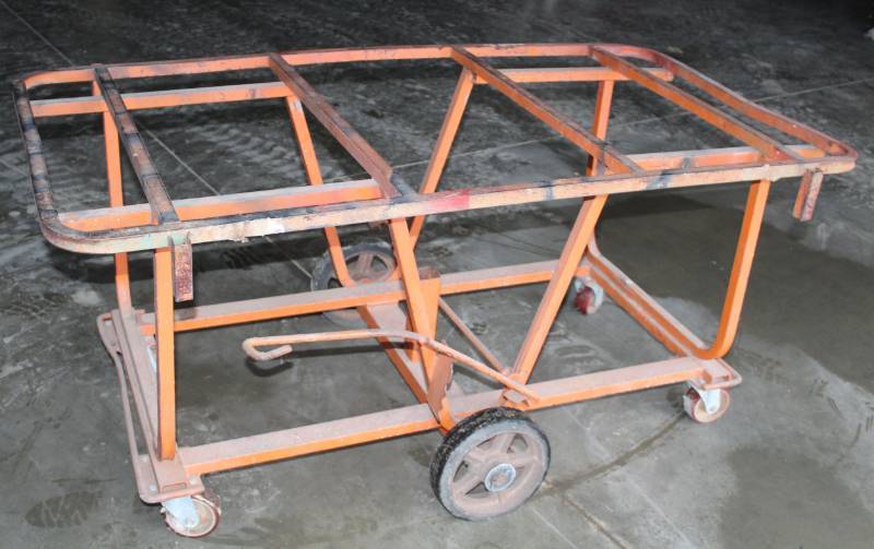 lot 1001 image: Sheet Rock Cart - 32 wide x 60 long x 27.5 high