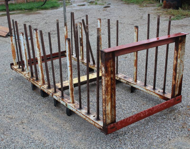 lot 1010 image: Steel Materials Cart - 80 x 40