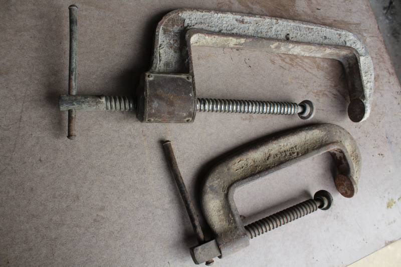 lot 1060 image: Lot of 2 C-Clamps