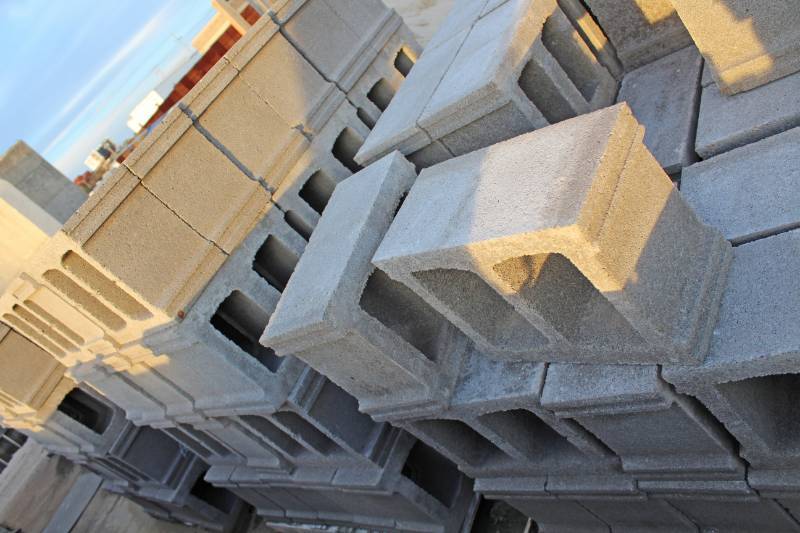 lot 1468 image: 173 Pieces on 3 Pallets - 12 x 8 x 16 - Block
